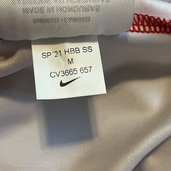 Women's Nike NSU Digital Fast Running Unitard MEDIUM Red Blue Track Field CV3665 - Picture 10 of 10